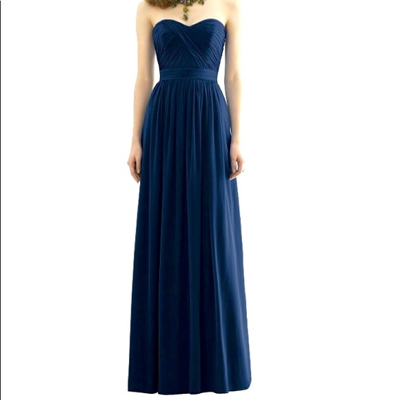 Dessy Collection 2942 dress midnight blue - Picture 1 of 4